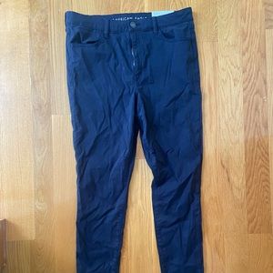 American Eagle black high rise jeggings